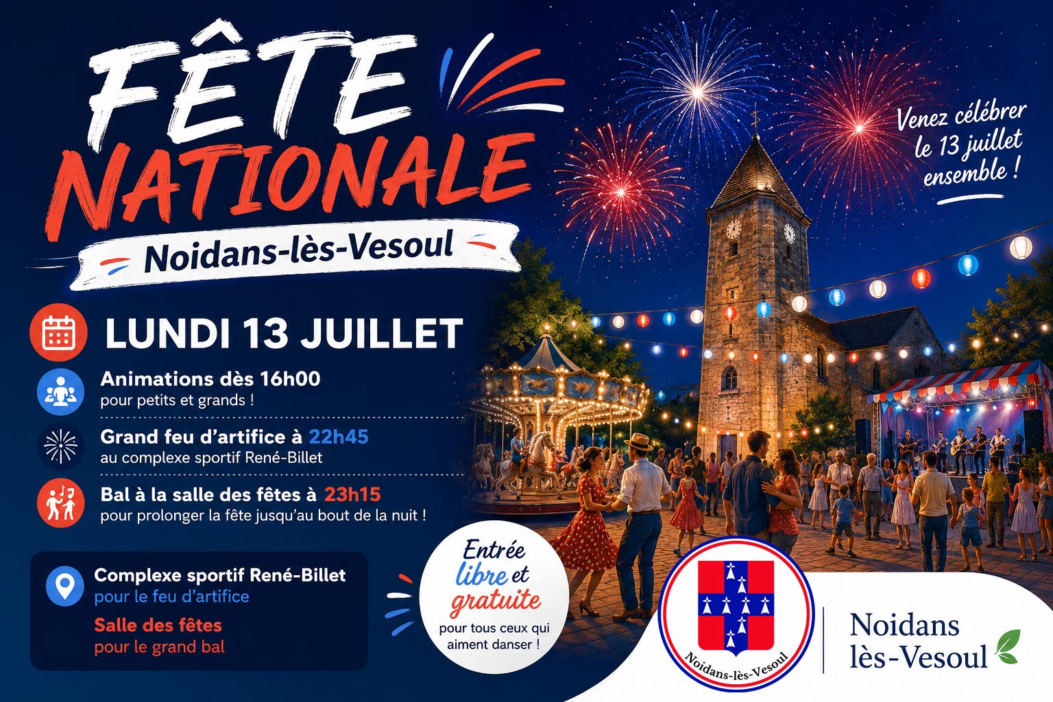 Fête nationale à Noidans-lès-Vesoul