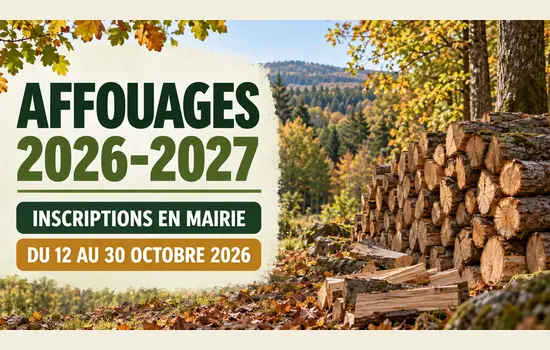 Affouages 2026-2027