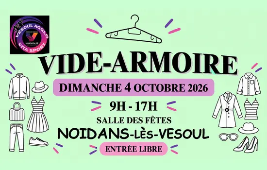Vide-armoire annuel de l'association V.A.V.S.